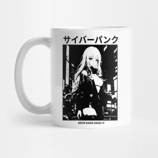 Cyberpunk Manga Girl Mug